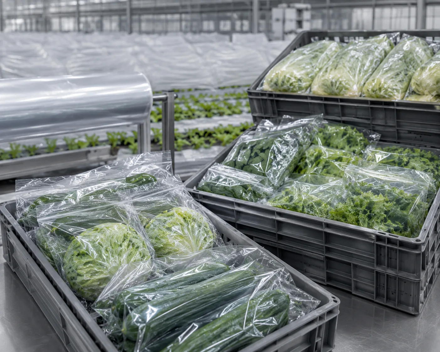 Polyethylene film for agricultural packaging